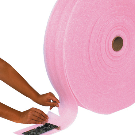 1/8" x 72" x 550' Perforated Anti-Static Air Foam Roll