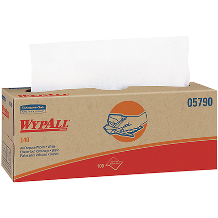 Kimberly Clark<span class='rtm'>®</span> WypALL<span class='afterCapital'><span class='rtm'>®</span></span> L40 16.4 x 9.8" All Purpose Wipers Dispenser Box