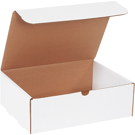 12 <span class='fraction'>1/8</span> x 9 <span class='fraction'>1/4</span> x 4" (20 Pack) White Literature Mailers