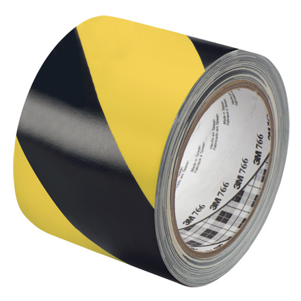 3" x 36 yds. Black/Yellow 3M Safety Stripe Warning Tape 766