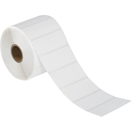 3 x 1" White Desktop Direct Thermal Labels