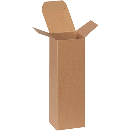 2 x 2 x 9" Heavy Duty Kraft Reverse Tuck Folding Cartons